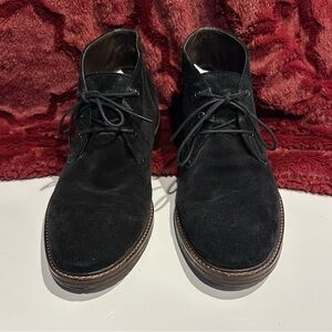 Johnston & Murphy Men's Size 8.5M Copeland Chukka black Suede Ankle Boots Preppy